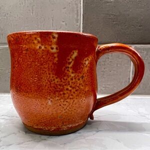 14 ounce mug handmade and glazed